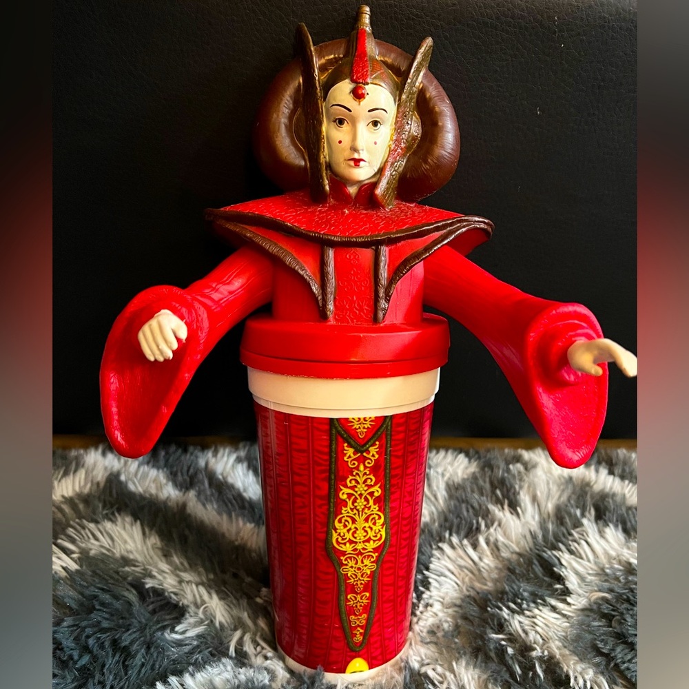Star Wars Queen Amidala Cup And Topper Episode 1 Taco Bell KFC Pizza Hut 1999